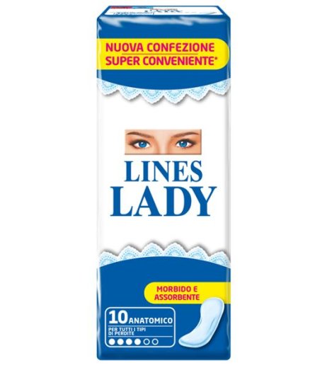 LINES LADY Anatomico 10pz