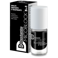  Dermovitamina Micoblock 3in1 Smalto Idratante E Traspirante Nero 5 ml