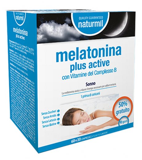 NATURMIL MELATONINA PLUS ACTIV