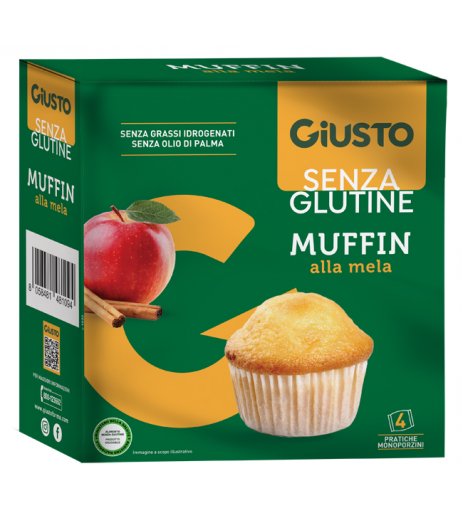 GIUSTO S/G Muffin Mela 4x50g