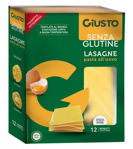 GIUSTO S/G Lasagne 250g