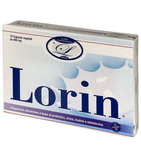 Lorin 15 capsule integratore con probiotici per la flora intestinale - Lory Farmaceutici Italia Srl
