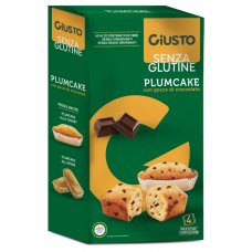 GIUSTO S/G Plumcake Ciocc.160g