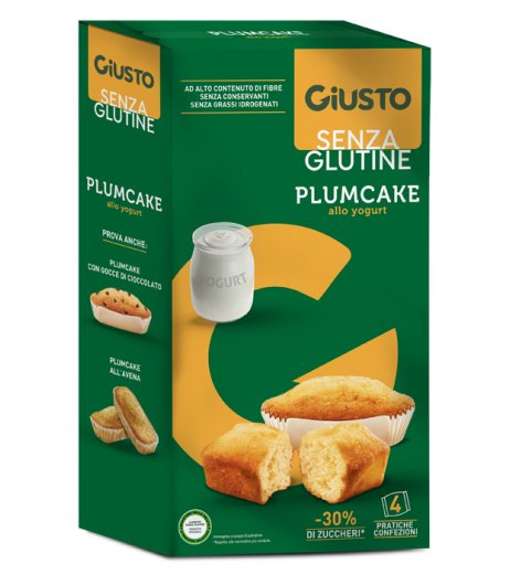 GIUSTO S/G PLUMCAKE YOGURT 160