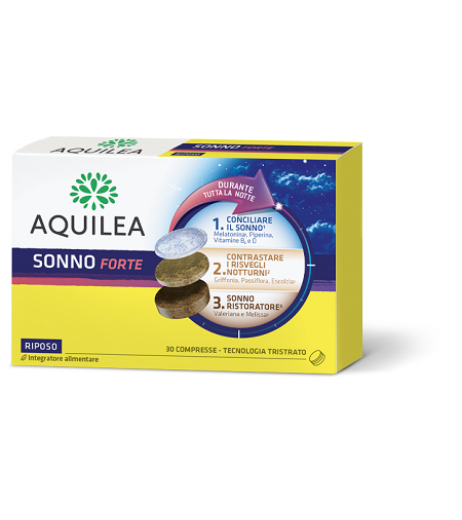 Aquilea sonno Forte 30 compresse integratore per riposo notturno