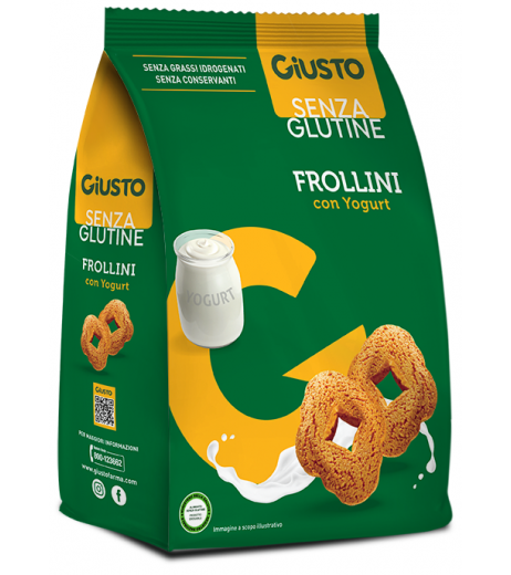 GIUSTO S/G FROLLINI YOGURT250G