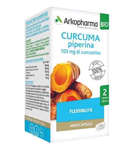 ARKOCAPSULE Curcuma/Pip.130Cps ARKOCAPSULE Curcuma/Pip.130Cps
