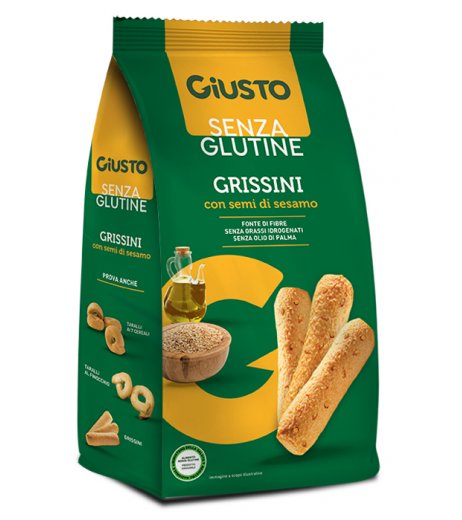 GIUSTO S/G Grissini*Sesamo150g