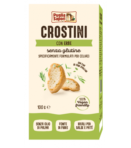 PUGLIA SAP.Crostini Erbe 100g