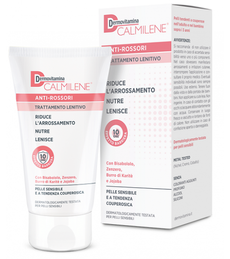 Dermovitamina Calmilene Trattamento Lenitivo Anti-Rossori Viso - Tubo 40ml