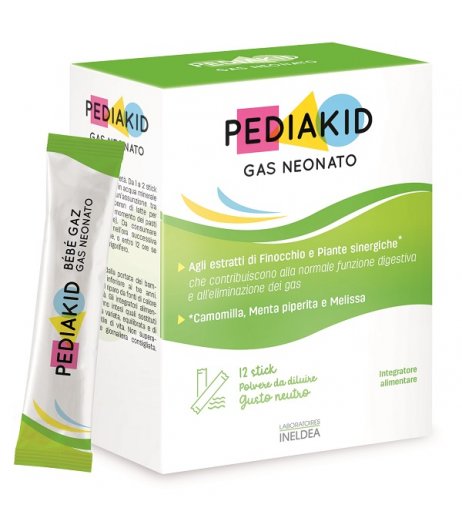 PEDIAKID Gas Neonato 12Stick