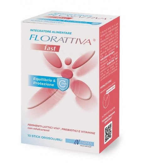 FLORATTIVA FAST 10STICK OROSOL