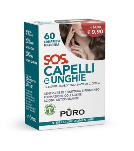 PURO SOS Capelli&Unghie 60Cpr