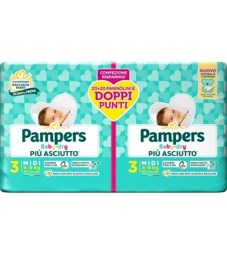 PAMPERS BD DUO DOWNCOUNT M 40P