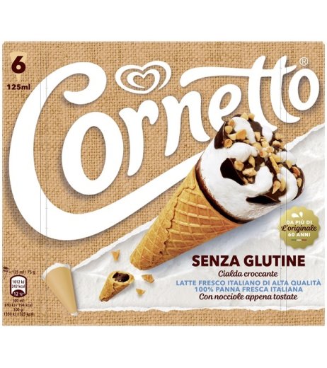 ALGIDA CORNETTO 125 S/G ST 6PZ