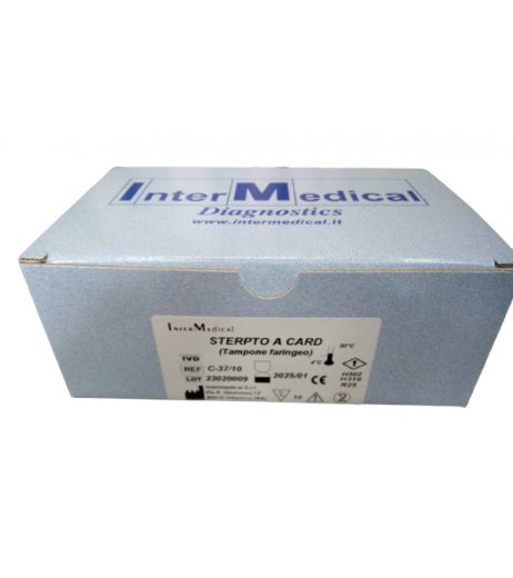 TEST STREPTO A INTERMEDICAL 10PZ