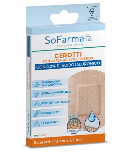 SF+ CER CICATRIZZANTE 10X7,5 5P