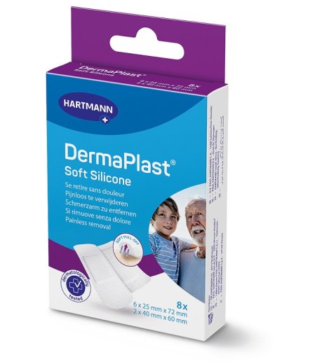 DERMAPLAST Soft Sil.2 form.8pz