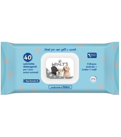 SALVIETTINE PETS TALCO 40 PZ