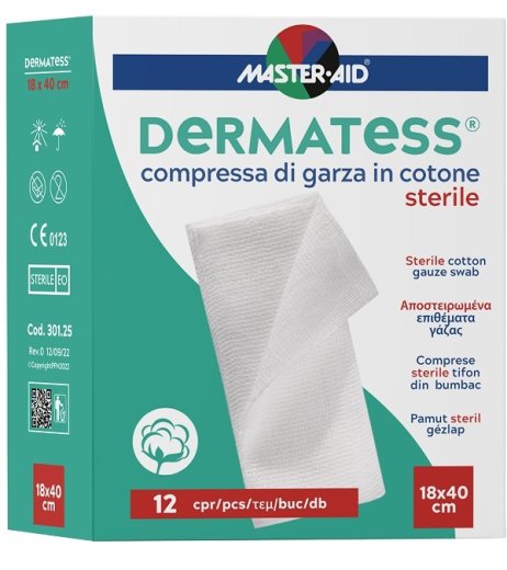 DERMATESS COT GARZA 18X40 12PZ