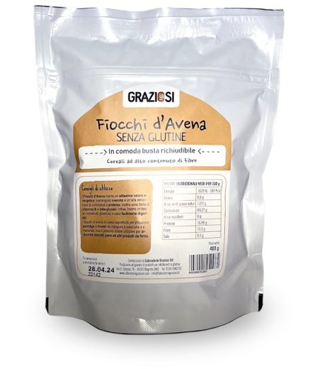 GRAZIOSI Fiocchi Avena 400g GRAZIOSI Fiocchi Avena 400g