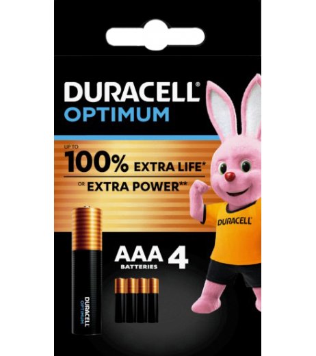 DURACELL OPTIMUM AAA B4 4pz