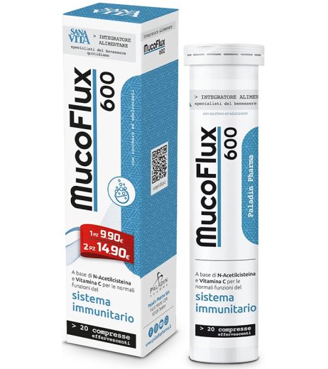 SANAVITA MUCOFLUX 600 20CPS EF SANAVITA MUCOFLUX 600 20CPS EF