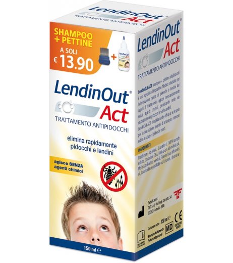 LENDINOUT ACT A/PIDOCCHI 150ML