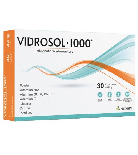 VIDROSOL 1000 30CPR