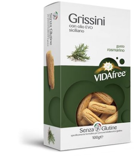 VIDAFREE Grissini Rosm.100g