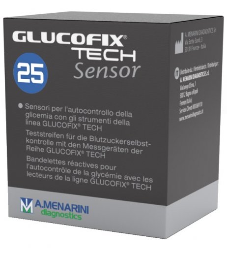 GLUCOFIX TECH SENSOR 25STR