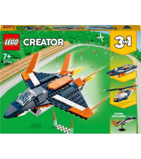 LEGO 31126 JET SUPERSONICO