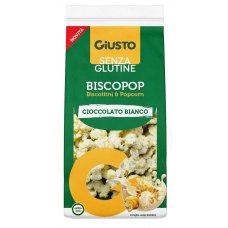 GIUSTO S/G Biscopop White 80g