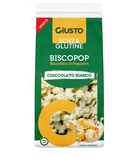 GIUSTO S/G Biscopop White 80g