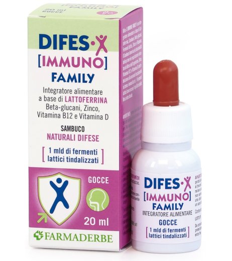 DIFES-X IMMUNO FAMILY GTT 20ML DIFES-X IMMUNO FAMILY GTT 20ML