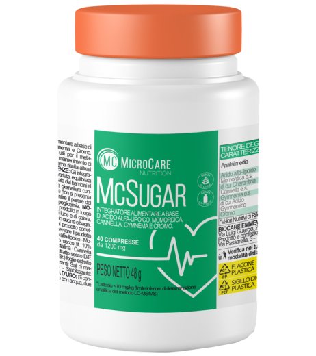 MC SUGAR 40 Cpr
