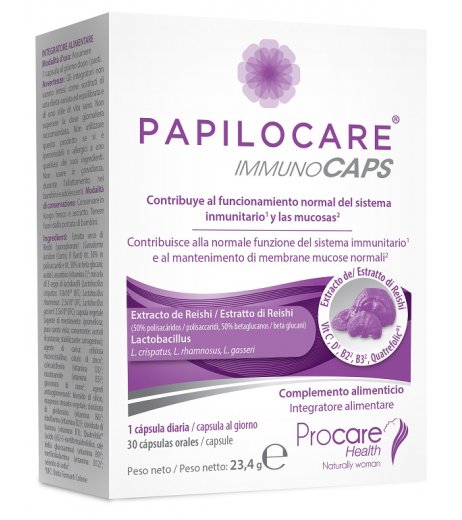 PAPILOCARE IMMUNOCAPS 30CPS