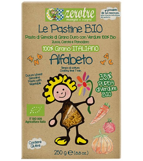 ALFABETO C/PUREA VERDURE 250G