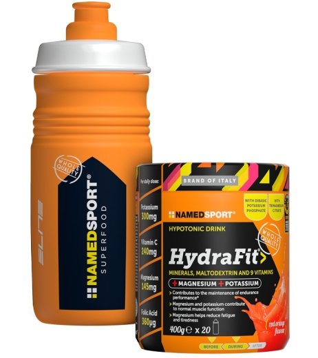 HYDRAFIT Polv.400g+SPORTBOTTLE