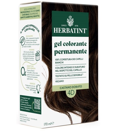 HERBATINT 4D CASTANO DORATO 170ML HERBATINT 4D CASTANO DORATO 170ML