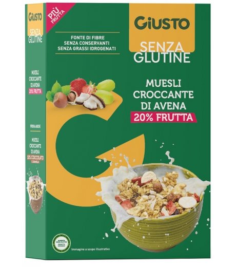 GIUSTO S/G Muesli Frutta 275g