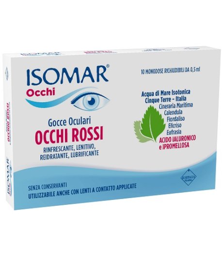 ISOMAR Occhi Rossi 10f.0,2%5ml