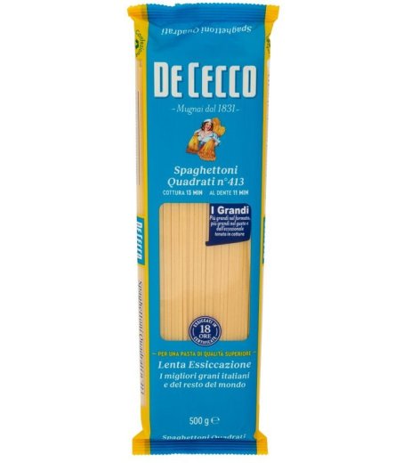 DE CECCO Spagh.Quad.413 400g DE CECCO Spagh.Quad.413 400g