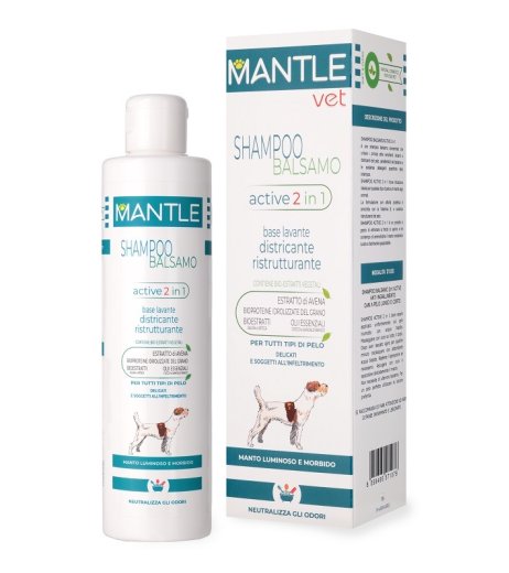 MANTLE VET SHAMPOO 2IN1 250ML