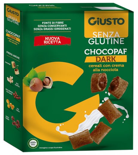 GIUSTO S/G Choco Paff.Dark250g