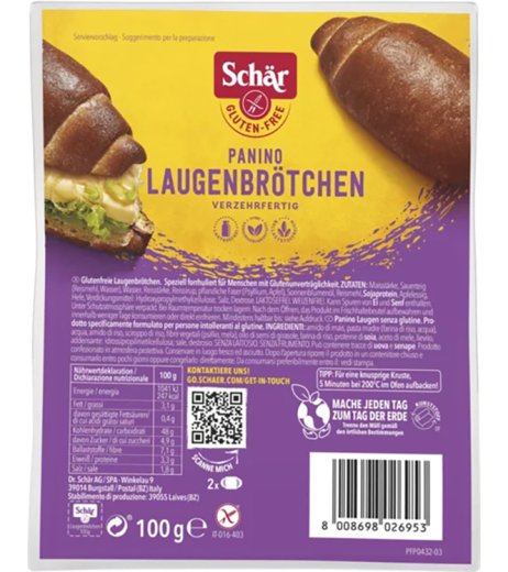 SCHAR PANINO LAUGEN BROT 100G