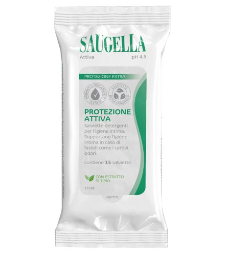 SAUGELLA Attiva 15*Salviettine