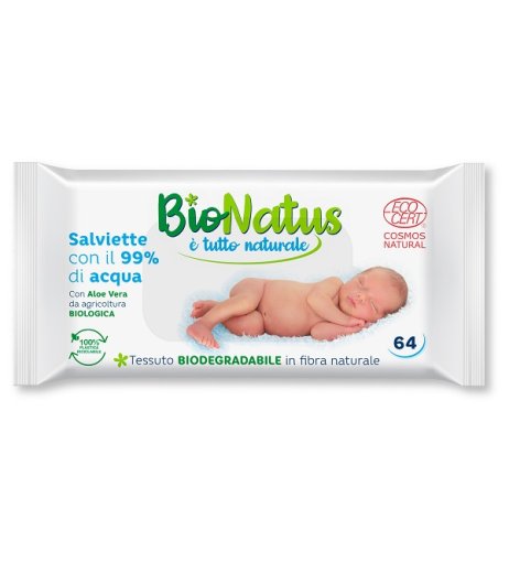 SALVIETTE 99% ACQUA BIONATUS 64P SALVIETTE 99% ACQUA BIONATUS 64P