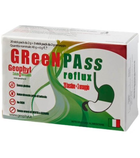 GREEN PASS Reflux 20+3 Bust.