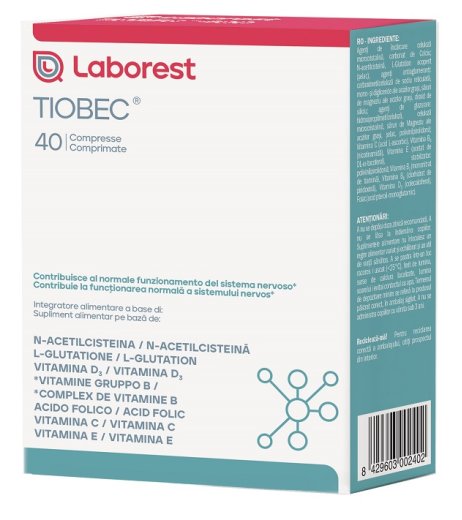 Tiobec 400 Integratore Per Il Sistema Nervoso Fast-Slow 40 Compresse